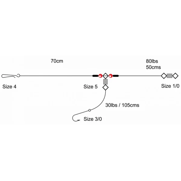 Tronixpro 1Hook Flapper Rig