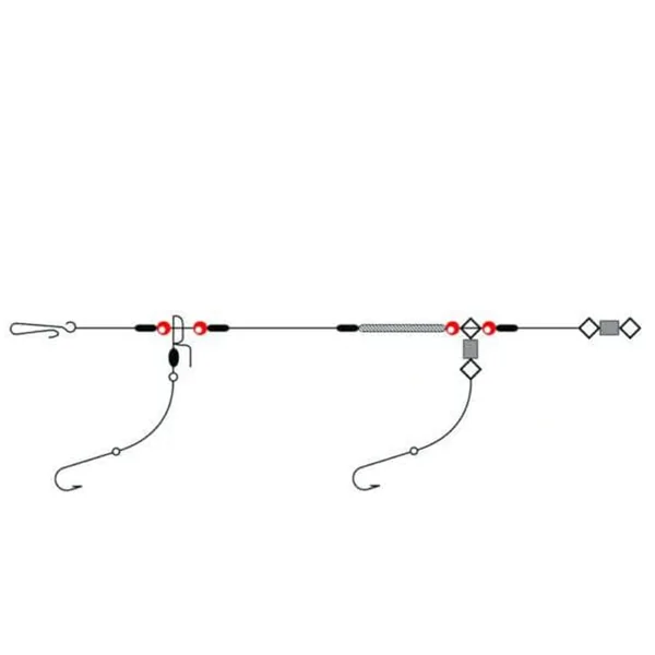 Tronixpro 2 Hook Clipped Rig