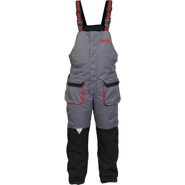 Tronixpro Snug Bib & Brace Grey Black & Red