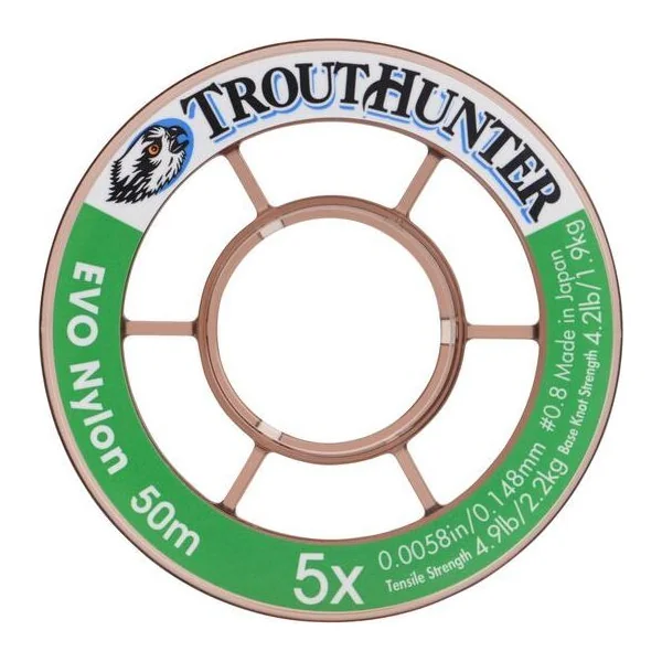 TroutHunter Th Nylon Evo Tippet 3.5X | 0,195 Mm (50 Meter)