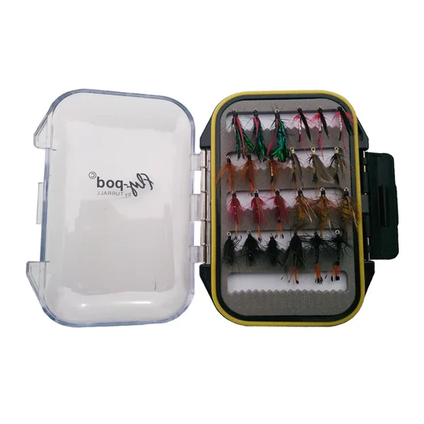 Turrall Fly Selection - Fly Pod Box Scottish Loch 24 Flies