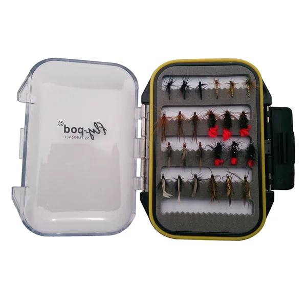 Turrall Fly Selection - Fly Pod Box Scottish River 22 Flies