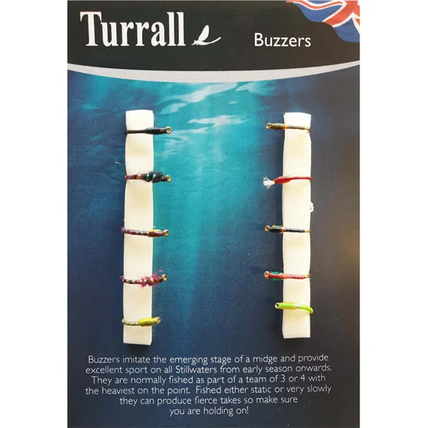 Turrall Fly Selection - Quick Grab Buzzers 10 Flies