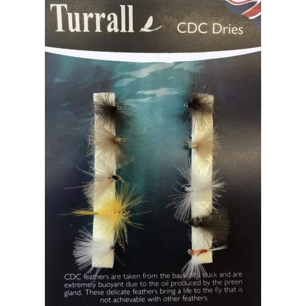 Turrall Fly Selection - Quick Grab CDC Dries 10 Flies