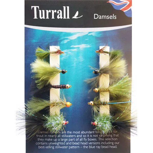 Turrall Fly Selection - Quick Grab Damsels 10 Flies
