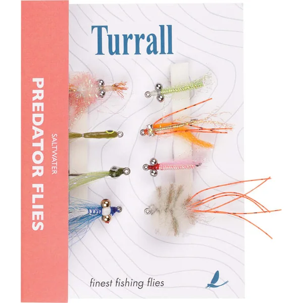 Turrall Fly Selection Quick Grab Saltwater Predator Flies 8 Flies