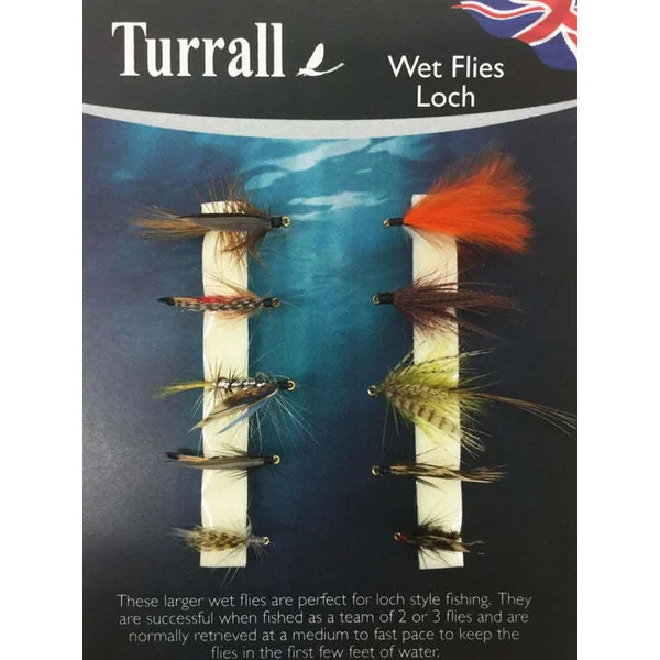 Turrall Fly Selection - Quick Grab Wet Flies - Loch 12 Flies