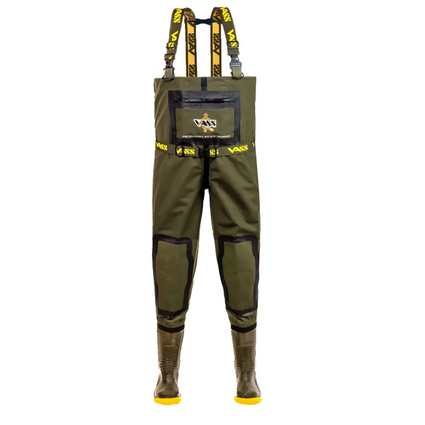 Vass 3300-70E Vass-Tex Breathable Chest Waders - Khaki