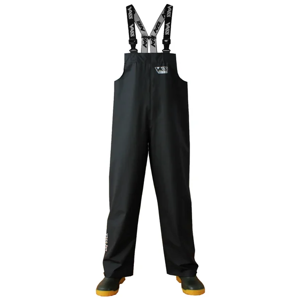 Vass Vass-Tex 175 Lightweight Waterproof Bib & Brace Charcoal Black