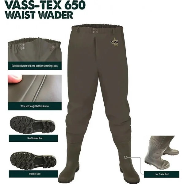 Vass Vass-Tex 650 Series Waist Waders