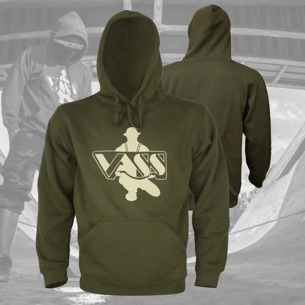 Vass VU507R Classic Print Hoody Khaki Edition