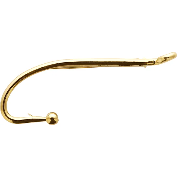 Veniard Salmon Fly Brooch Pin Gold 1/0