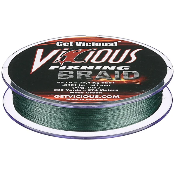 Vicious Braid Moss Green 300yd