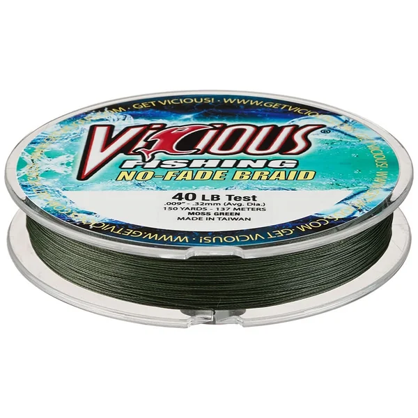 Vicious No-Fade Braid Moss Green