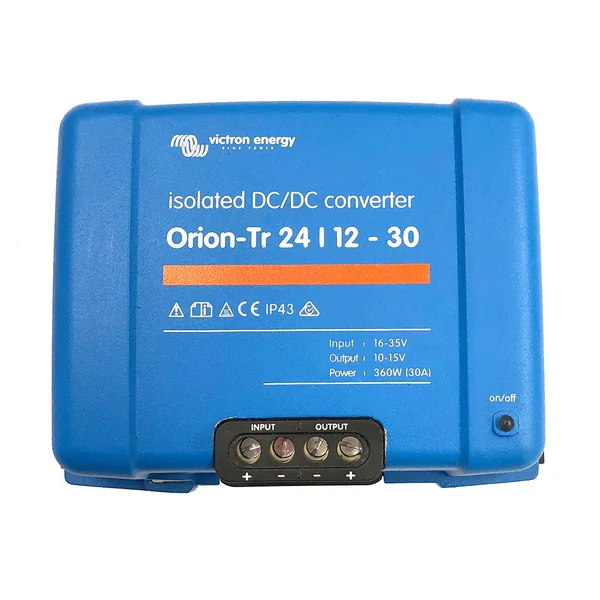 Victron Orion-TR DC-DC Converter (24 VDC to 12 VDC - 30AMP Iso)