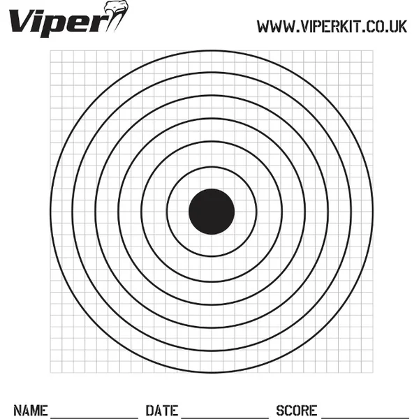 Viper Pro BB Paper Target X100