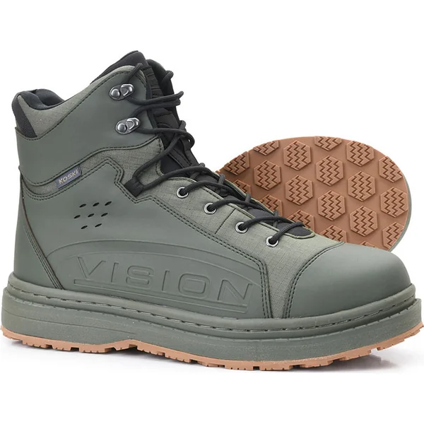 Vision Koski Gummi 2.0 Green Wading Boot