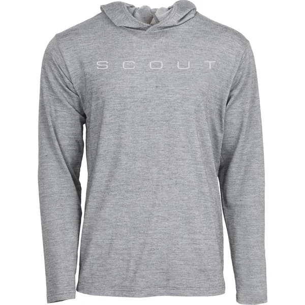 Vision Scout Merino Bamboo Hoodie Grey