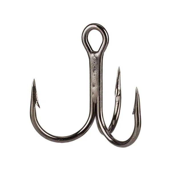 VMC Short Shank Round Bend 1X Treble Hooks 7pk