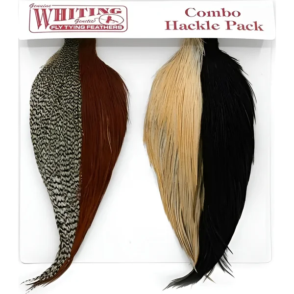 Whiting Introductory Hackle Pack - Four 1/2 Capes