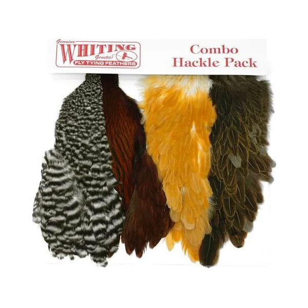 Whiting Introductory Soft Hackle Pack - 2 Half Capes/2 Half Saddles