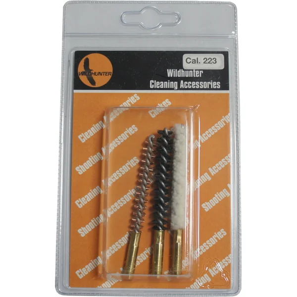 Wildhunter .22/.223 3 Piece Brush & Mop Set