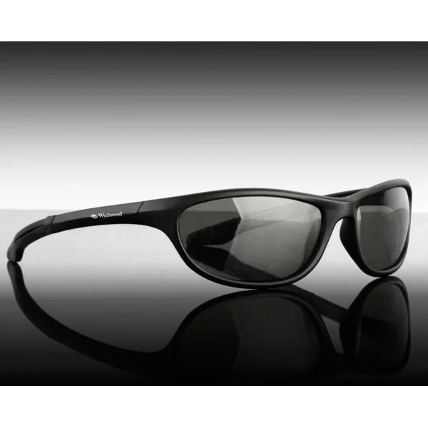 Wychwood Black Wrap Sunglasses