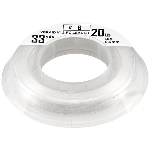Xbraid V12 Fluorocarbon Leader Line 33yd