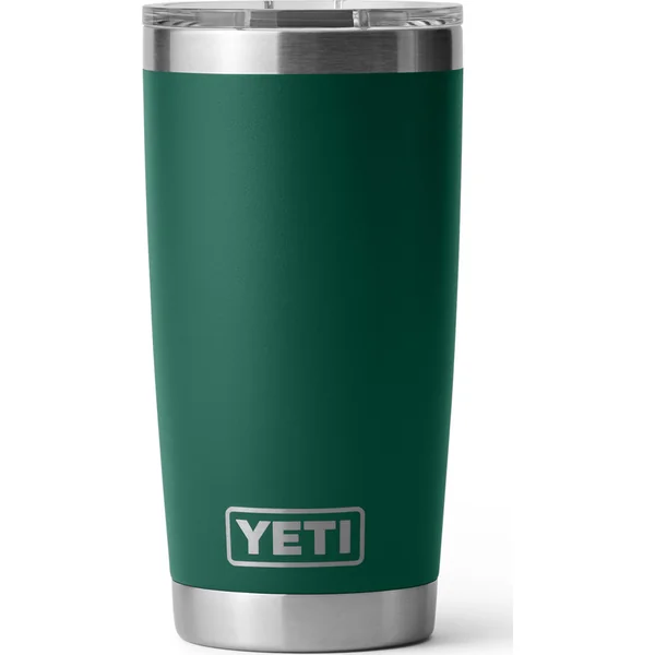 YETI Rambler 20oz Tumbler Black Forest Green