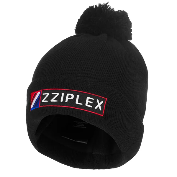 Zziplex Beanie With Bobble Black